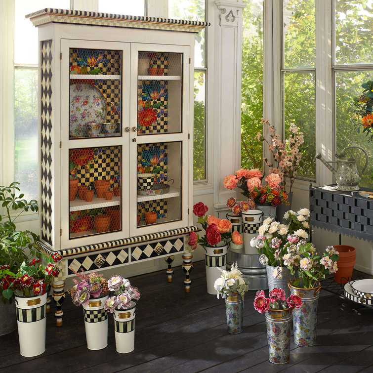 MacKenzie Childs Flower Market Cabinet